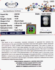 14.95/CT NATURAL KESHI PEARL